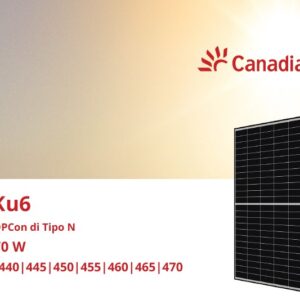 Canadian TOPHiKu6 -Pannello Fotovoltaico Monocristallino 460W